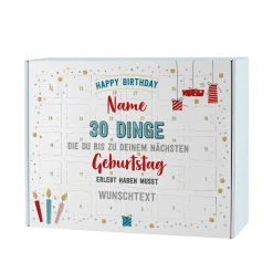 DIY Gutschein Kalender zum Geburtstag - für 30 besondere Erlebnisse