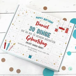 DIY Gutschein Kalender zum Geburtstag - für 30 besondere Erlebnisse