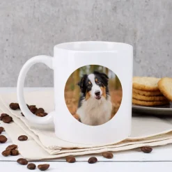 Dog Mom | Dog Dad - Fototasse mit Ihrem Wunschnamen