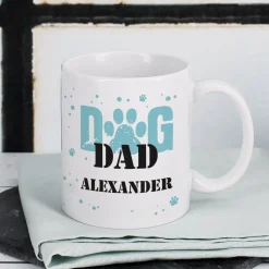 Dog Mom | Dog Dad - Keramiktasse mit Wunschname