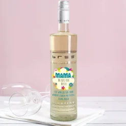 Du bist die Beste! Weißwein mit persönlichem Aufdruck