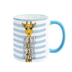 Du bist großartig! - Tasse mit Giraffe und Name