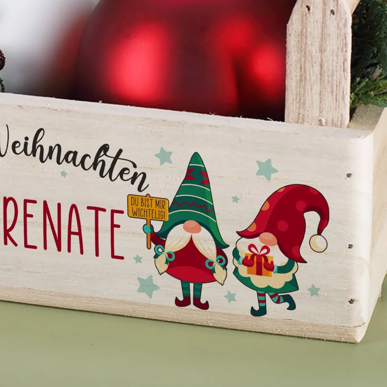 Du bist mir Wichtelig! - Weihnachtskorb für kleine Geschenke