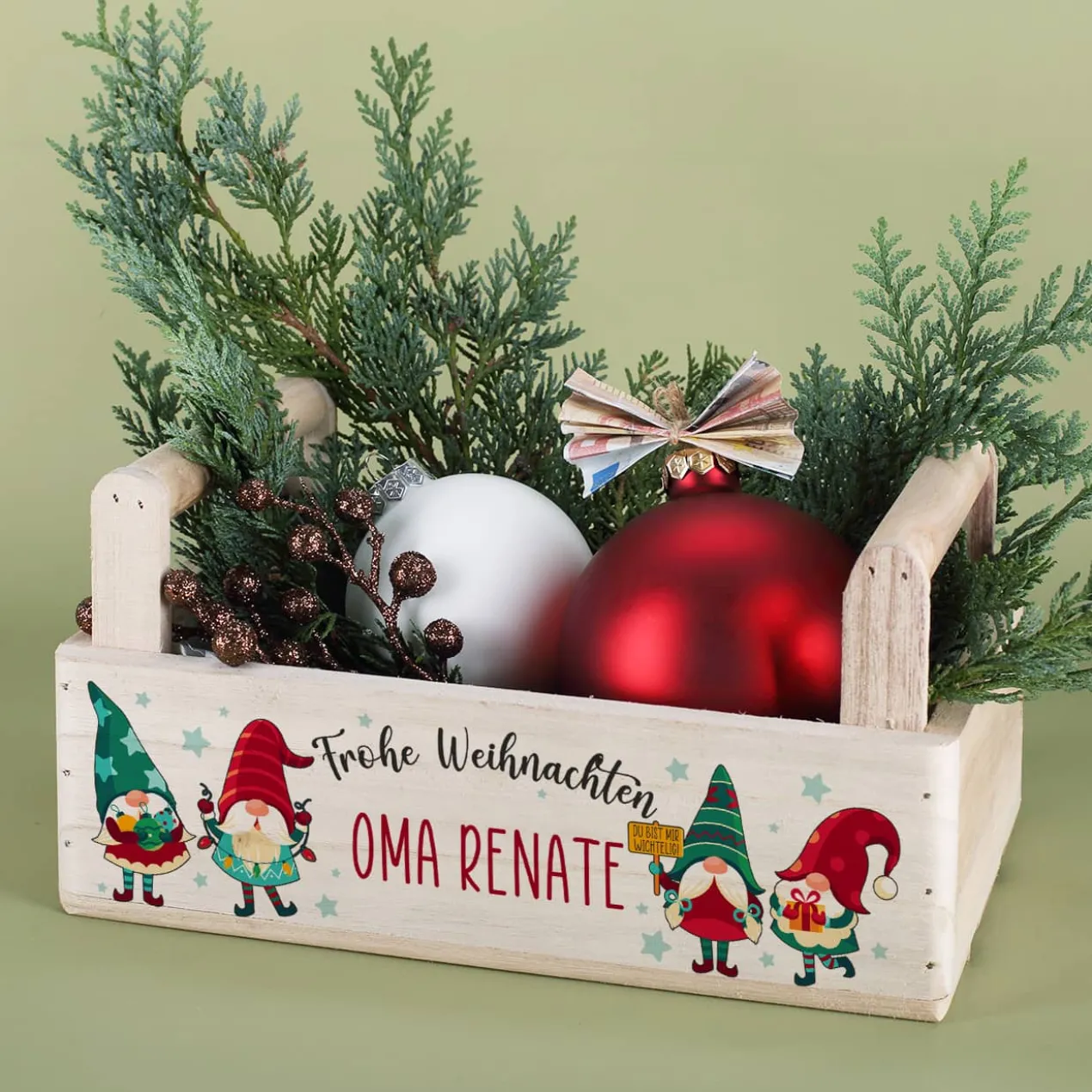 Du bist mir Wichtelig! - Weihnachtskorb für kleine Geschenke