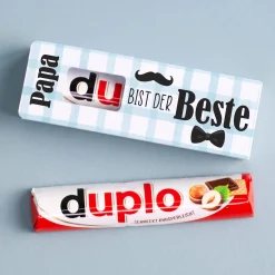duplo Riegel personalisiert mit Name zu Vatertag | Schokoriegel als Geschenk für Papa