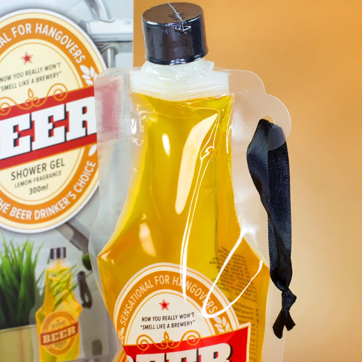 Duschgel Bier im PET-Beutel | Witziges Geschenk