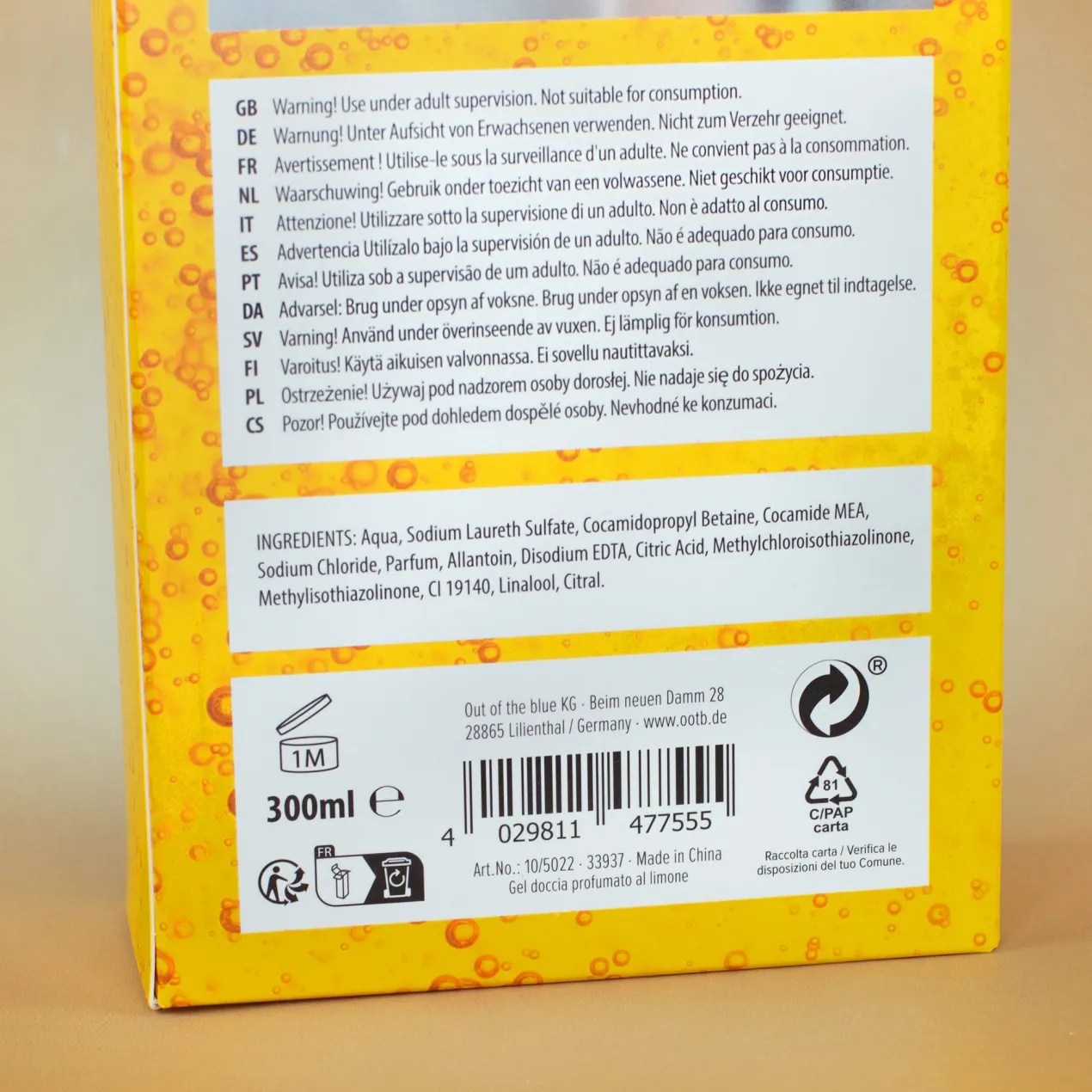 Duschgel Bier im PET-Beutel | Witziges Geschenk