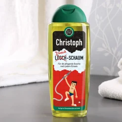 Duschgel mit Name für den Feuerwehrmann -Löschschaum-