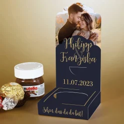 Edle DIY-Fotoaufsteller 4er Set für romantische Gastgeschenke zur Hochzeit