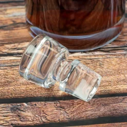 Edles Gentleman-Whisky-Set von Leonardo - personalisiert mit Name und Geburtsjahr | Männergeschenk
