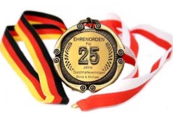 Ehrenmedaille 25 Jahre-Durchhaltevermögen