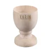 Eierbecher aus Holz mit Name