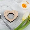 Eierbecher in Herzform "Ei love you"