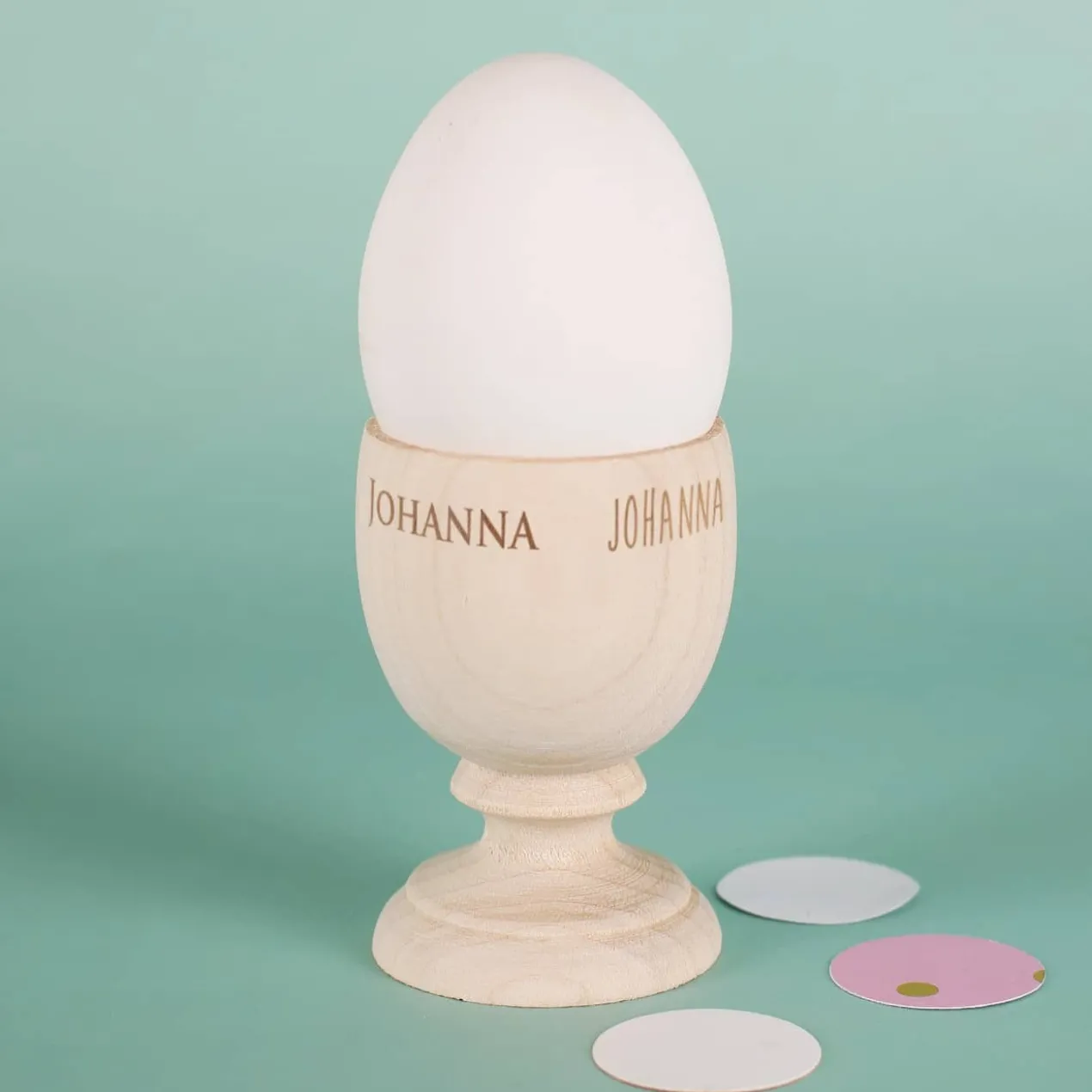 Eierbecher mit Namensgravur