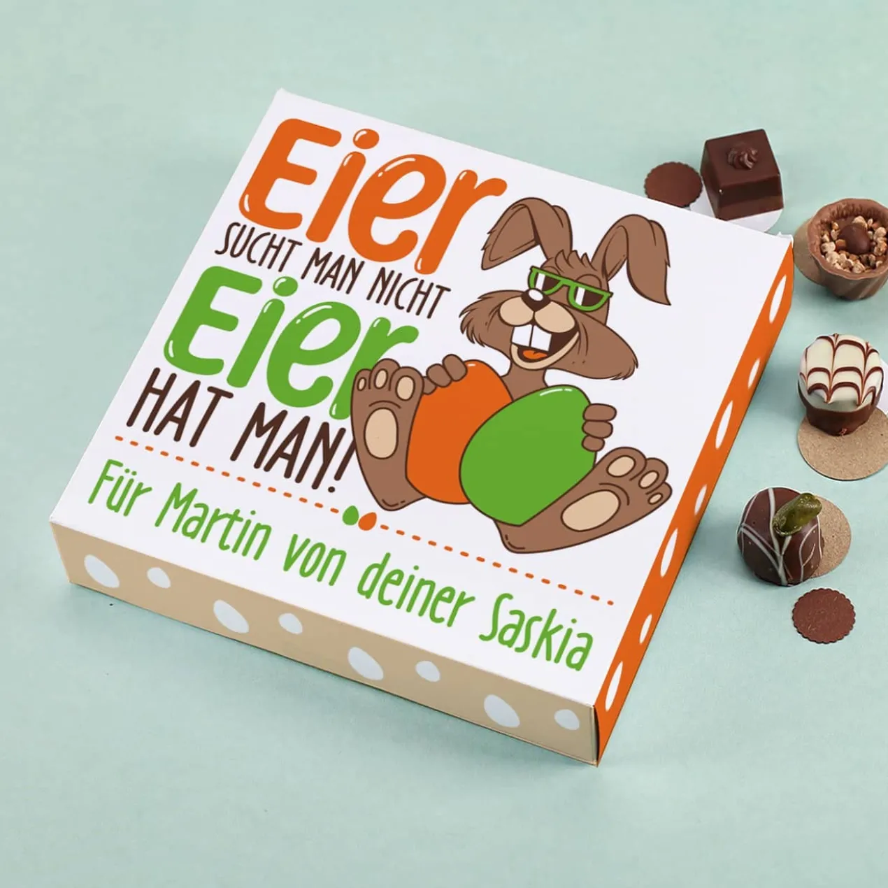 Eier sucht man nicht, Eier hat man! - Lindt Pralinen zu Ostern