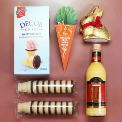 Eier sucht man nicht, Eier hat man! - Eierlikör Geschenkset zu Ostern