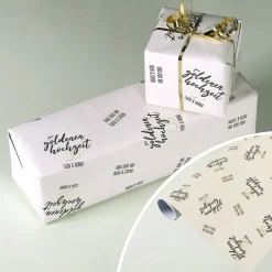 Eigenes Geschenkpapier zur Goldenen Hochzeit