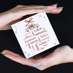 Eine süße Kleinigkeit zu Weihnachten - Faltschachtel mit 4 Lindorkugeln