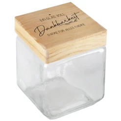 Ein Glas voll Dankbarkeit - Vorratsglas als Geschenkverpackung