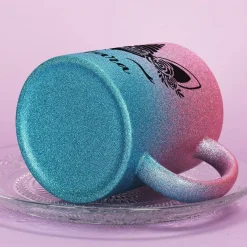 Einhorn - Glitzertasse mit Name - 3 Farben zur Auswahl