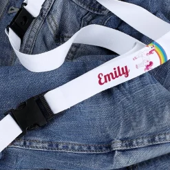 Einhorn Schlüsselband mit Name