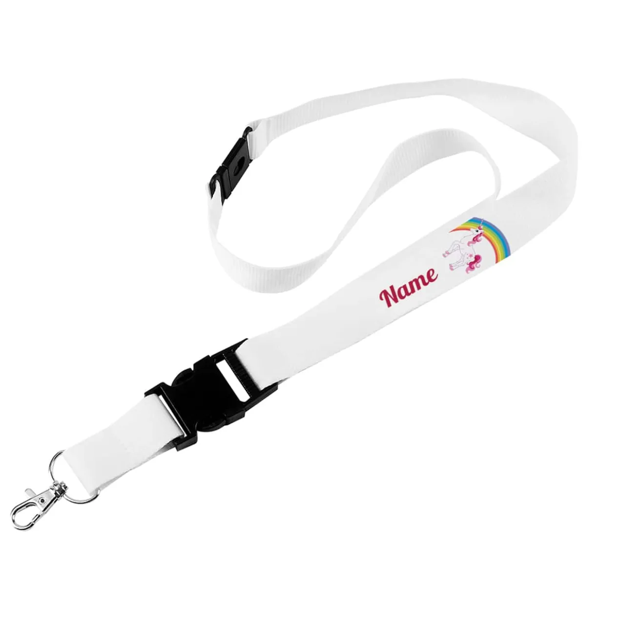 Einhorn Schlüsselband mit Name