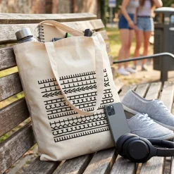 Einkaufstasche 'F*ckt euch alle' als lustiges Geschenk | Baumwoll Beutel mit versteckter Botschaft