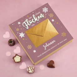 Ein paar Flocken für... - Lindt Pralinen mit Geldumschlag