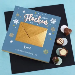 Ein paar Flocken für... - Lindt Pralinen mit Geldumschlag