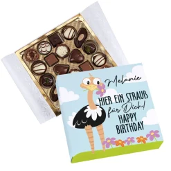 Ein Strauß für Dich - Lindt Pralinen in lustiger Verpackung zum Geburtstag