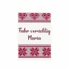 Eiskratzer mit Strickmotiv und Wunschtext