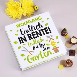 Endlich in Rente! - Lindt Pralinen als Geschenk zum Ruhestand