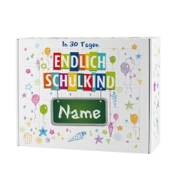 Endlich Schulkind - Countdown Kalender zum Schulstart