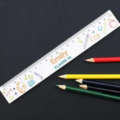 Endlich Schulkind - Lineal mit Namensaufdruck und Wunschtext