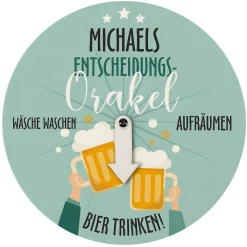 Entscheidungsorakel - Bieruhr zum Männertag als witziges Geschenk