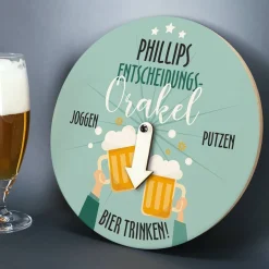 Entscheidungsorakel - Bieruhr zum Männertag als witziges Geschenk
