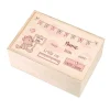 Erinnerungsbox aus Holz zur Geburt für Mädchen