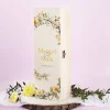 Erinnerungsbox zur Hochzeit mit Blütenkranz