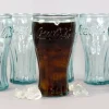 6er Pack Retro Coca-Cola Glas in klassischer Form als Geschenk Set | Nachhaltig & Handgefertigt