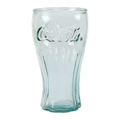 6er Pack Retro Coca-Cola Glas in klassischer Form als Geschenk Set | Nachhaltig & Handgefertigt