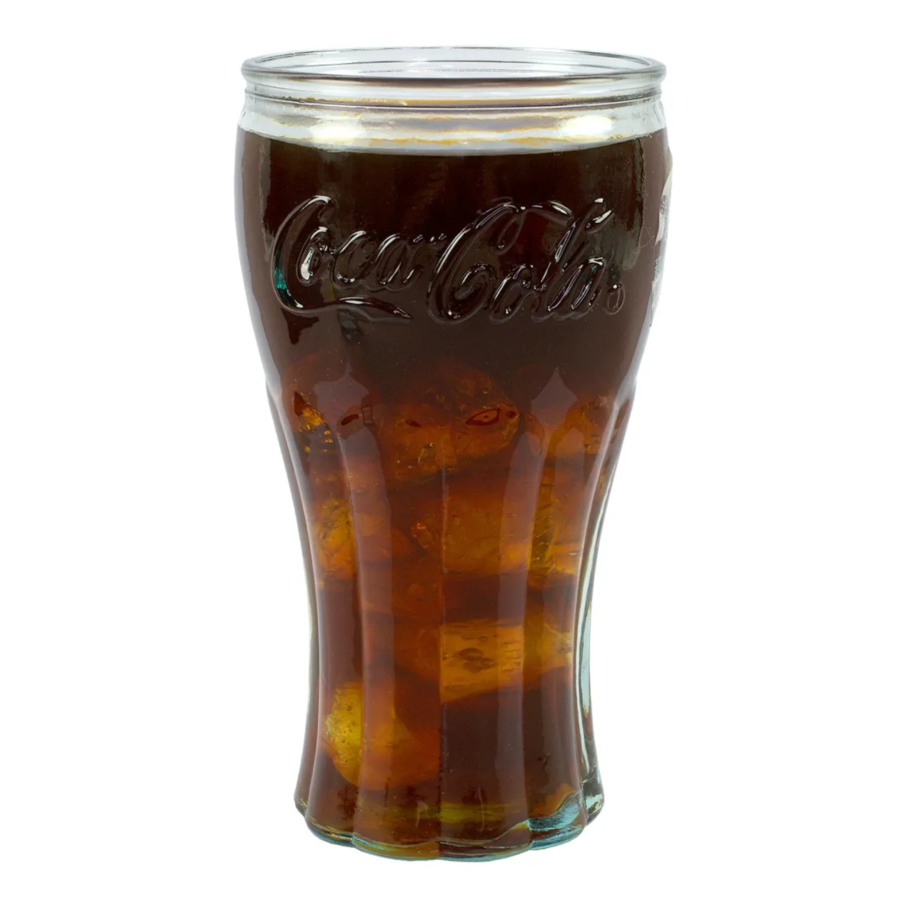 6er Pack Retro Coca-Cola Glas in klassischer Form als Geschenk Set | Nachhaltig & Handgefertigt