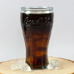 6er Pack Retro Coca-Cola Glas in klassischer Form als Geschenk Set | Nachhaltig & Handgefertigt