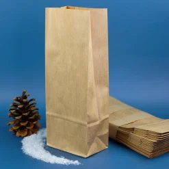 24er Set Blockbodenbeutel für DIY Adventskalender | Papiertüten zum Basteln