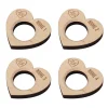 4er Set Eierbecher mit Gravur - Family