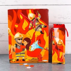 2er Set Geschenktasche - Feuerwehr