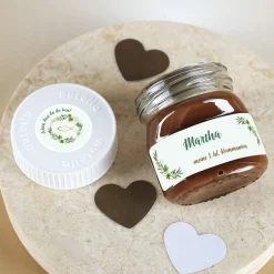 10er Set Nutella als personalisiertes Gastgeschenk zur Taufe, Kommunion & Konfirmation | Ichthys