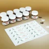 10er Set Nutella Gastgeschenke - Eukalyptus - zur Taufe, Kommunion oder Konfirmation