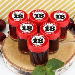 6er Set persönlicher Schnaps zum 18. Geburtstag