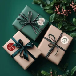 24er Set personalisierbare Aufkleber für Geschenke | Sticker für Weihnachtsgeschenke