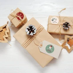 24er Set personalisierbare Aufkleber für Geschenke | Sticker für Weihnachtsgeschenke